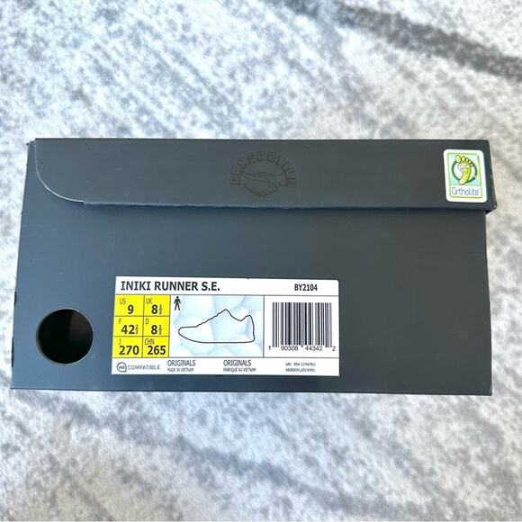 New adidas x END. x Bodega x Iniki Runner 2017 Blue Denim Patchwork Size 9 - Picture 11 of 13